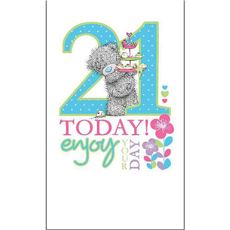 21st Birthday Me to You Bear Card £2.49